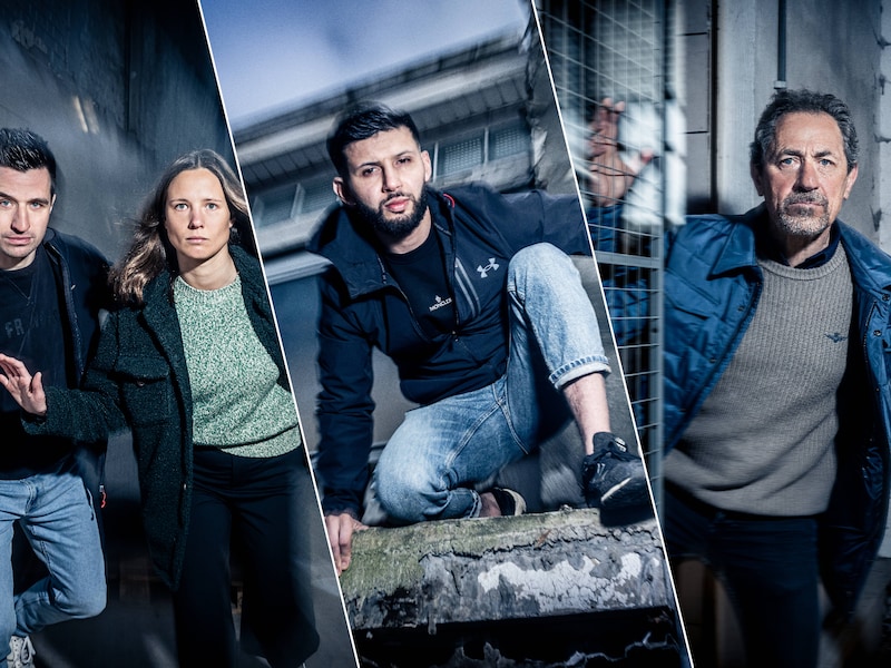 ‘Klopjacht’-kandidaten Dirk en Judith, Yahya en Werner. 