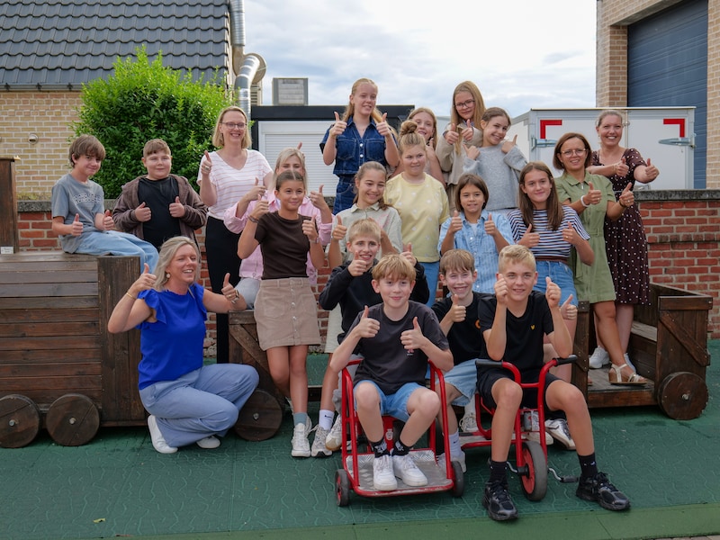 Hun kleuterafscheid moest in coronabubbel, maar zes jaar later komen leerlingen opnieuw samen