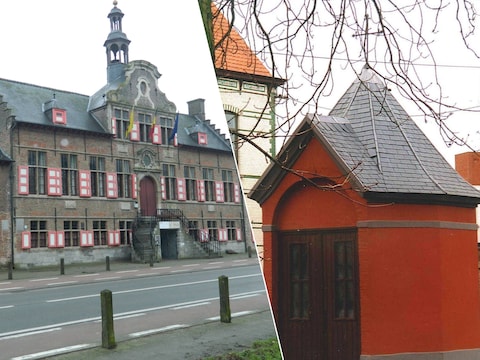 Kaprijke Klein Stadhuis / De kapel op het Plein in Kaprijke.