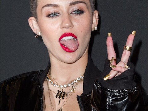 Zangeres Miley Curys.