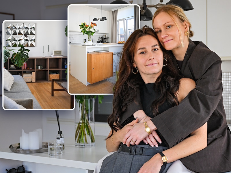 Paulien (links) en Kim (rechts) wonen nu samen in Antwerpen.
