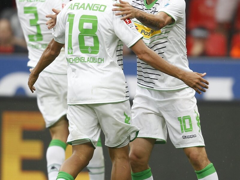 Knap succes voor Daems (l) en Borussia Mönchengladbach