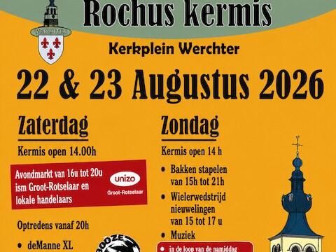 Rochus Kermis is een jaarlijks terugkerend dorpsfeest in Werchter-centrum