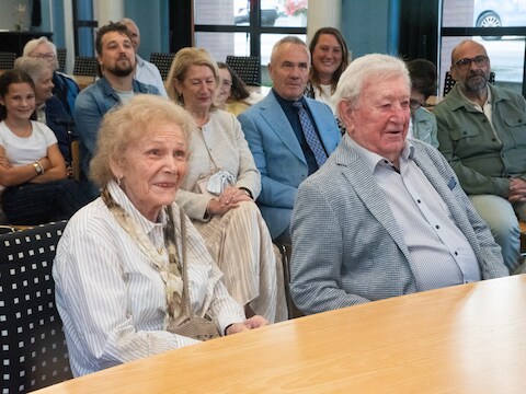 Willy De Bruycker en Jeannine Steurbaut vieren 65ste huwelijksverjaardag.