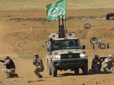 Syrische vrijheidsstrijders.