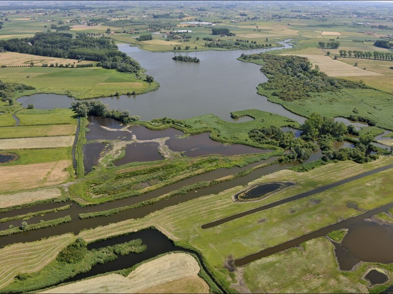 West-Vlaanderen vanuit de lucht.
