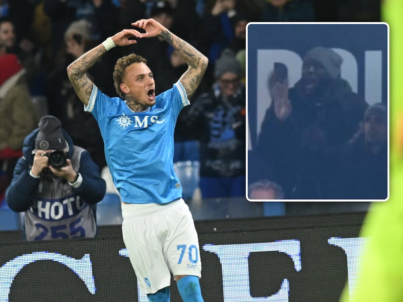 “Hij moet goed in de gaten gehouden worden”: Napoli-coach Conte over Lukaku, die fanatiek meeleefde in zege tegen De Ketelaere & co