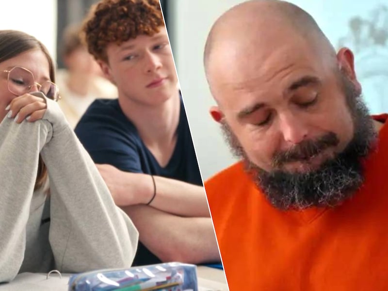 Bockie De Repper tijdens ‘Bockie gaat naar school’. 