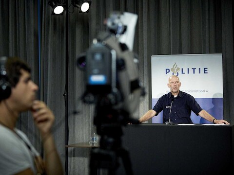 Arie de Bruijn, coördinator van de forensische specialisten.