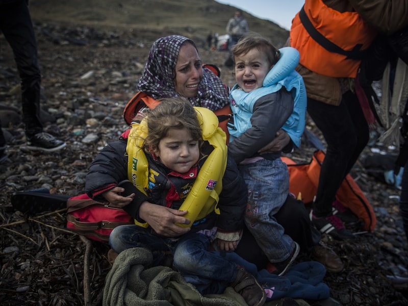 Lesbos, gisteren.