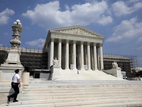 Het Amerikaanse Hooggerechtshof in Washington D.C.
