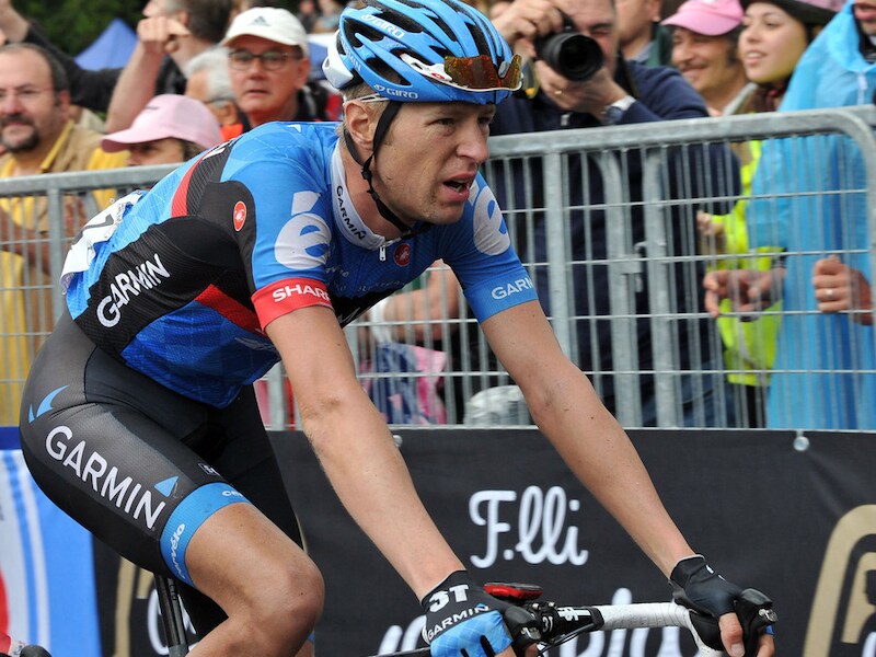 Ryder Hesjedal in de Giro.