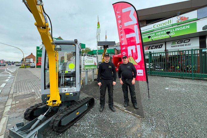 NET OPEN. Conell tuinmachines breidt uit en start met bouwmachines ...