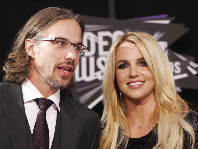 Britney Spears en haar ex-verloofde Jason Trawick.