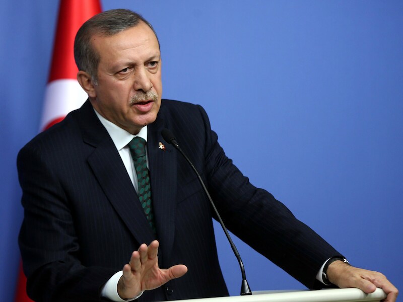 De Turkse premier Erdogan.