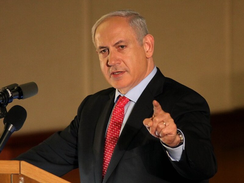 De Israëlische premier Benjamin Netanyahu.