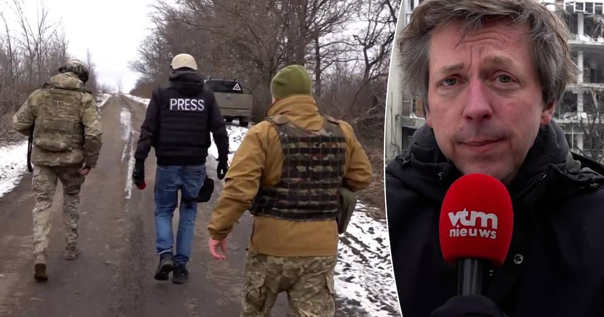 KIJK. Oorlogsjournalist Robin Ramaekers in zwaarbevochten Oekraïense ...