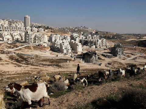 Archiefbeeld. Israëlische nederzettingen op de Westelijke Jordaanoever.