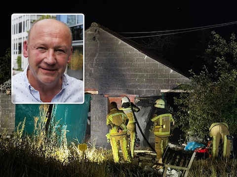 Zondagavond brak voor de derde keer in korte tijd een verdachte brand uit in Staden. Inzet: Ludwig Willaert, burgemeester van Staden.