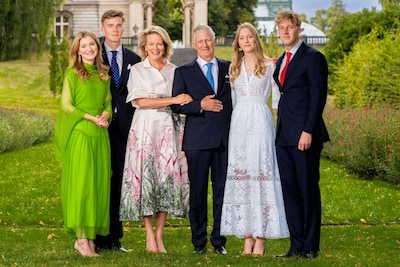 Alle vier kinderen van Filip en Mathilde voor het eerst samen op staatsbanket tijdens bezoek Japans keizerspaar