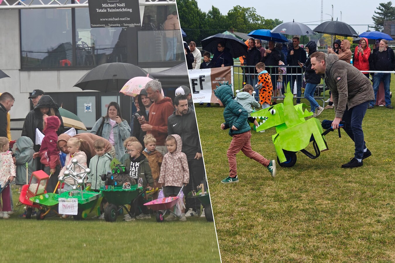 Ramsel maakt zich op voor Kinderkruiwagenkoers | Foto | hln.be