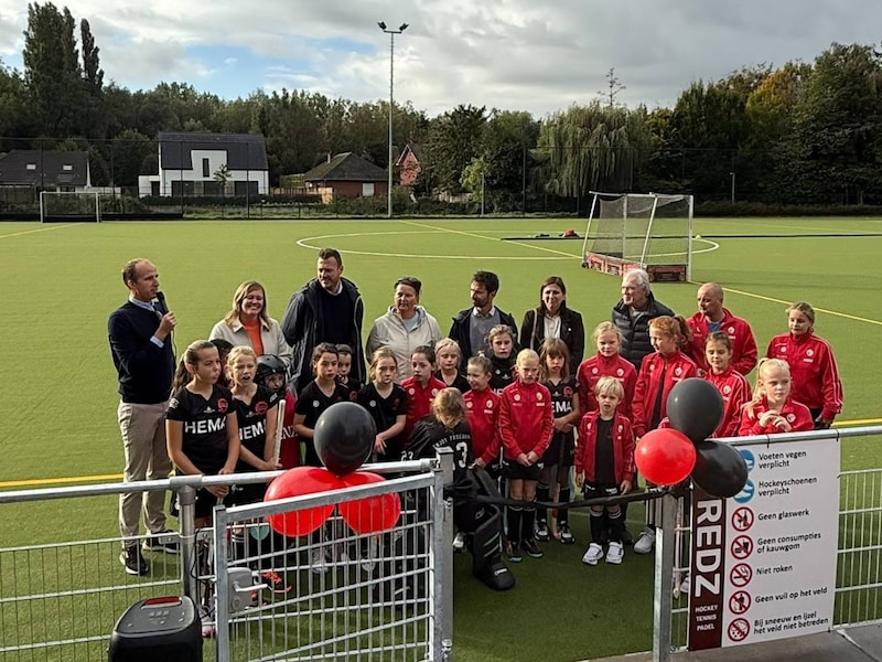 Het hockeyveld in Hoogstraten