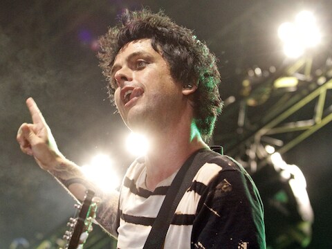 Green Day-zanger Billie Joe Armstrong.