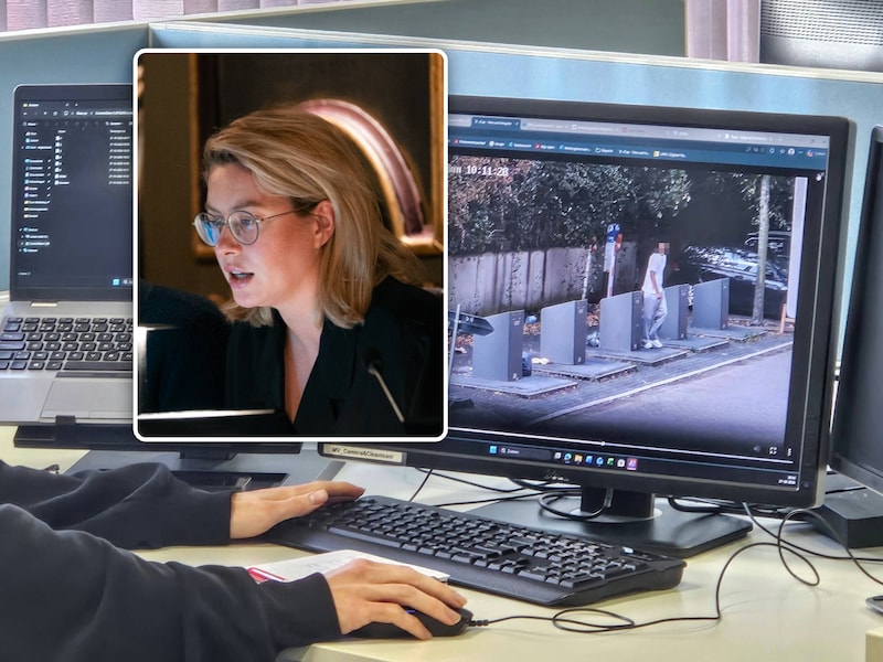 Deze jongeman is door artificiële intelligentie betrapt op sluikstorten aan een sorteerstraat. Els van Doesburg (N-VA) voert de strijd op zodat de opruimkosten bij de juiste persoon terecht komen.