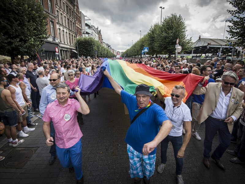 Antwerp Pride parade eerder deze maand.