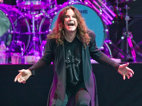 Ozzy Osbourne, frontman van Black Sabbath.