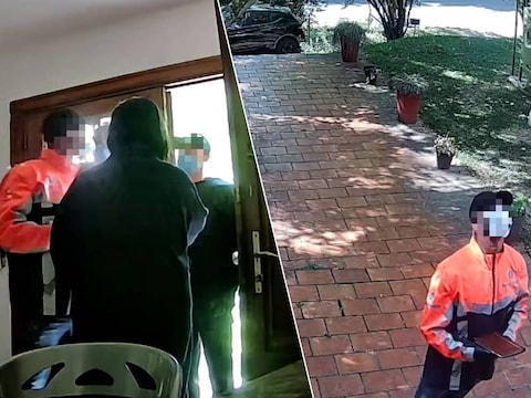 De nepagenten drongen de woning en bedreigden de moeder van het gezin met een vuurwapen