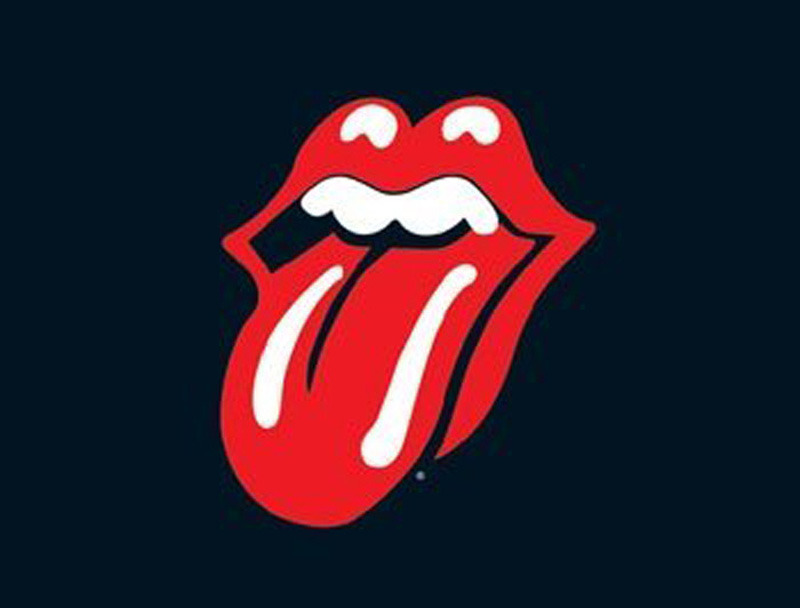 Het beroemde Rolling Stones-logo.
