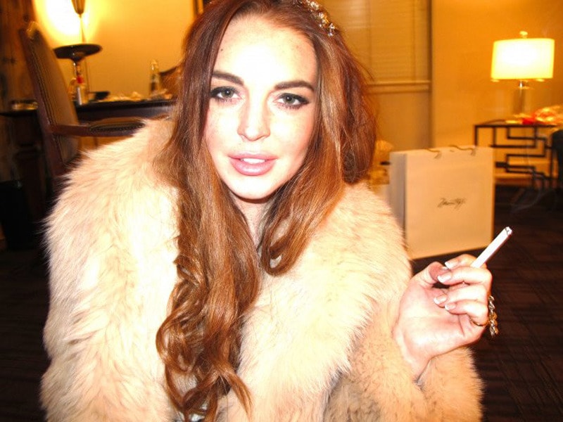Lindsay Lohan.