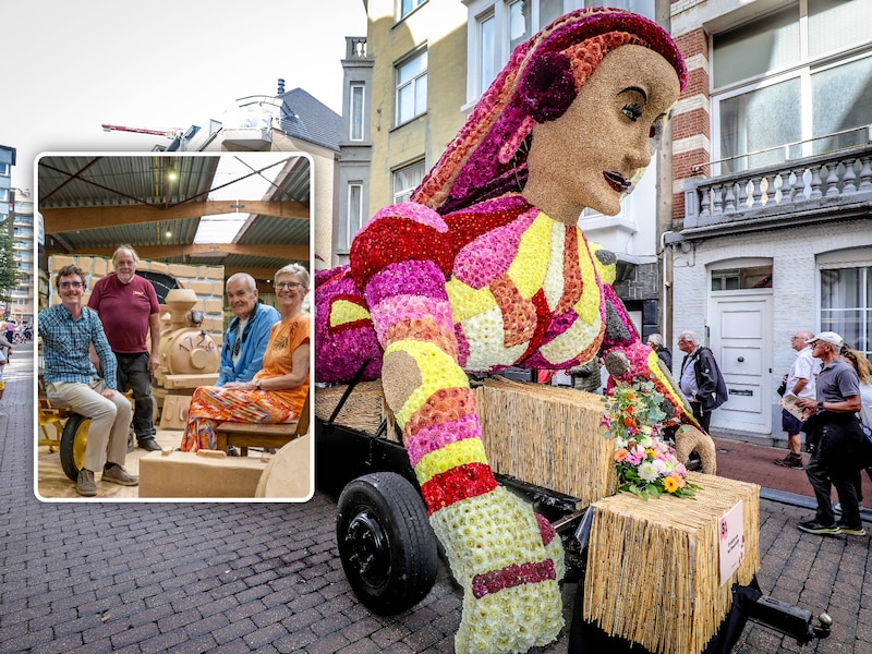 75ste Bloemencorso krijgt met twee nieuwe groepen wagenbouwers extra kleur: “Wij hebben metier van vroeger nog in de vingers”