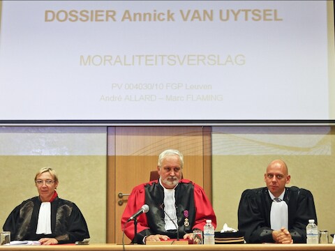 Voorzitter Michel Jordens.