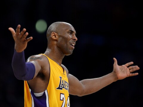 De Amerikaanse basketballer Kobe Byant.