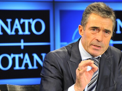 NAVO-topman Anders Fogh Rasmussen.