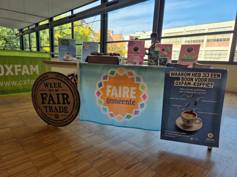Week van de Fair Trade in Leuven. 