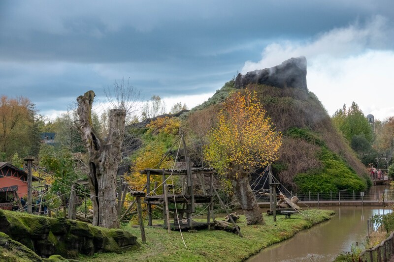 One of the two iconic volcanoes of The Land of Origins, the part of Pairi Daiza dedicated to the beauty of natural areas on the African continent.