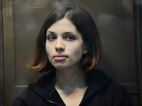 Nadezhda Tolokonnikova, lid van Pussy Riot.