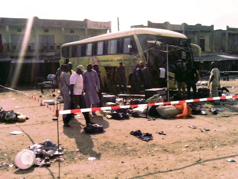 Eerder deze week werd een aanslag gepleegd op een bus in Nigeria, ook vermoedelijk door Boko Haram.