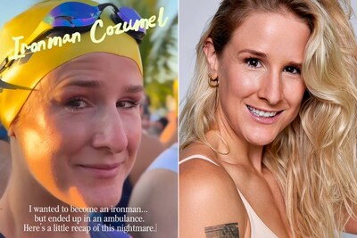 Gudrun uit ‘Kamp Waes’ eindigt in ambulance na deelname aan Ironman: “Kan er niet over praten zonder te huilen”