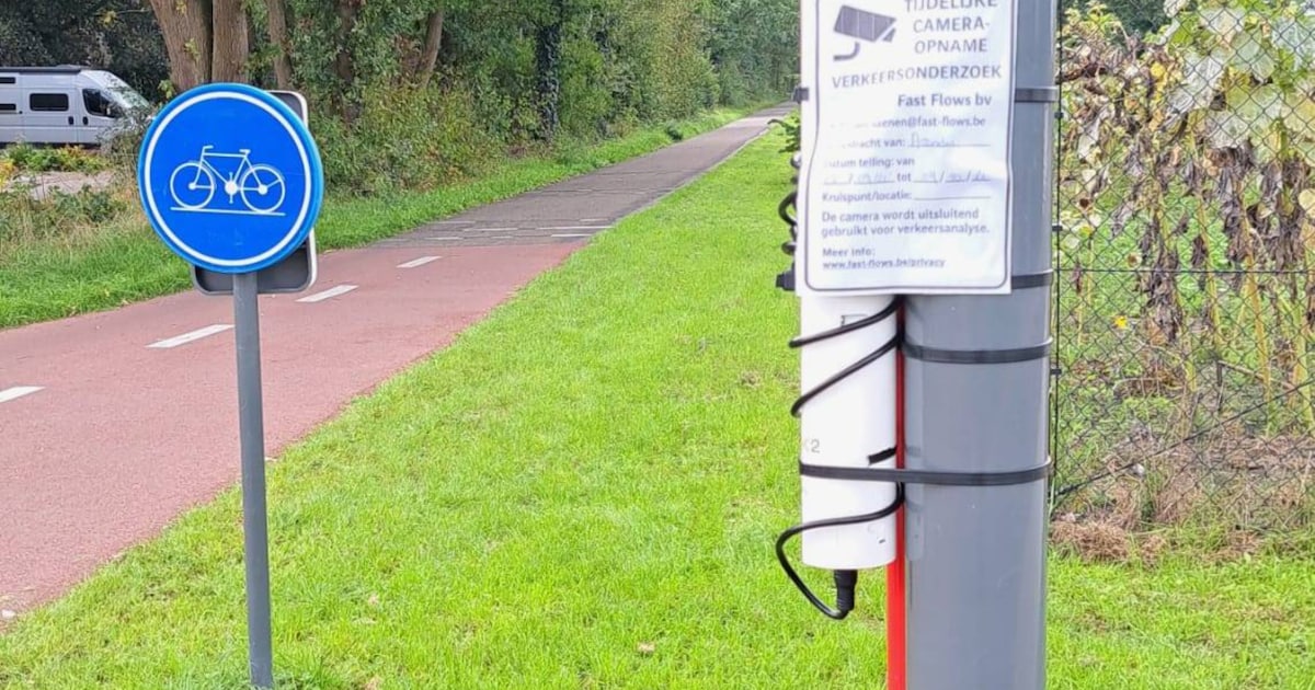 Pelt laat druk kruispunt van fietssnelweg F74 en Bemvaartstraat ...