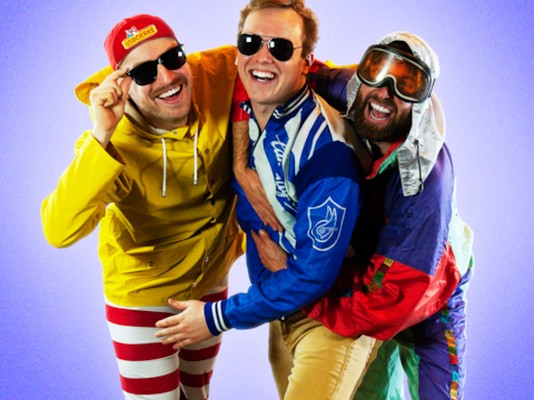 Het olijke trio van Gestapo Knallmuzik.