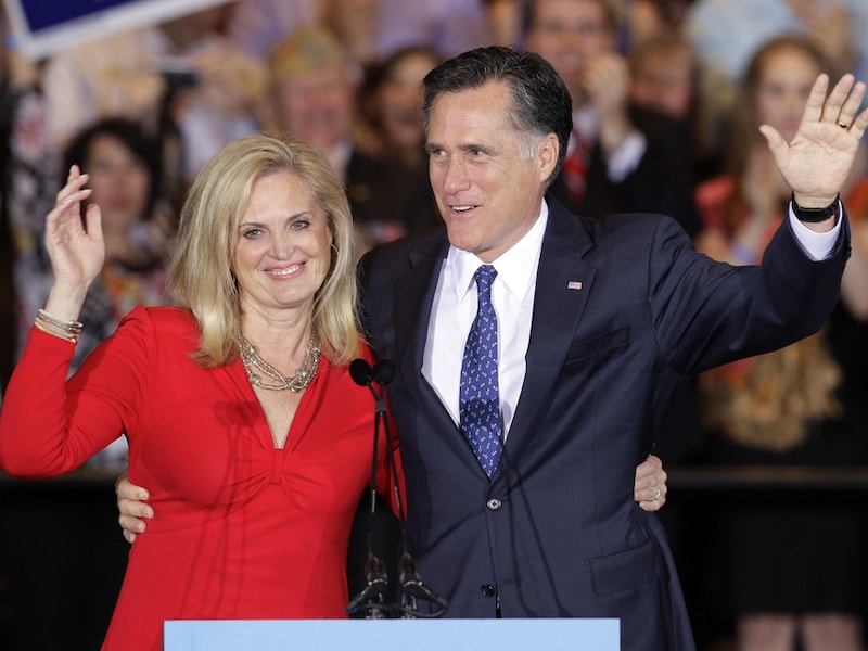 Ann en Mitt Romney.