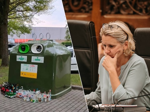 Het aantal klachten over glasbollen zakt, stelt Sofie Bracke vast