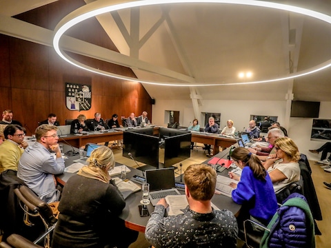 Sfeerbeeld gemeenteraad Jabbeke
