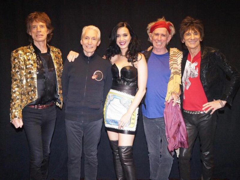 The Rolling Stones met Katy Perry