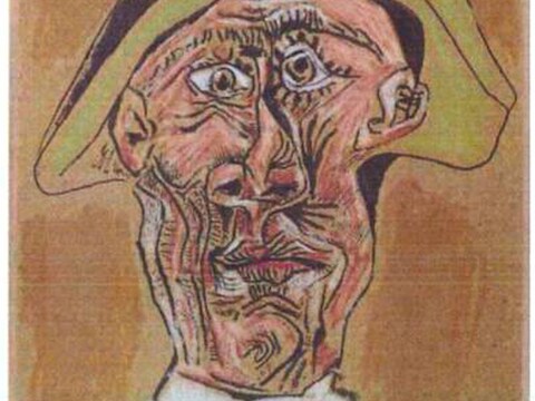 'Tête d'Arlequin' (1971) van Pablo Picasso werd ook gestolen in Rotterdam.