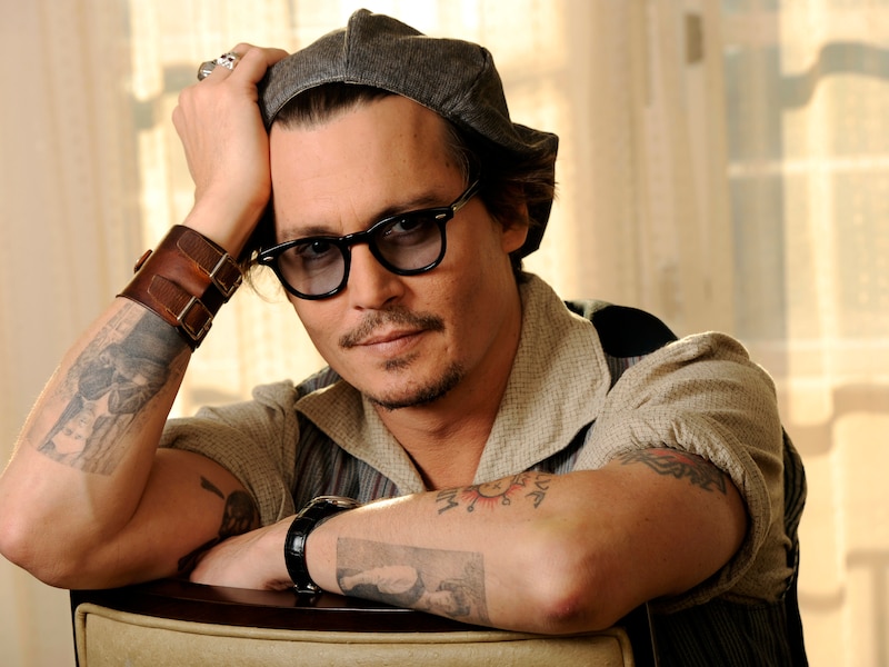 De 49-jarige acteur Johnny Depp.